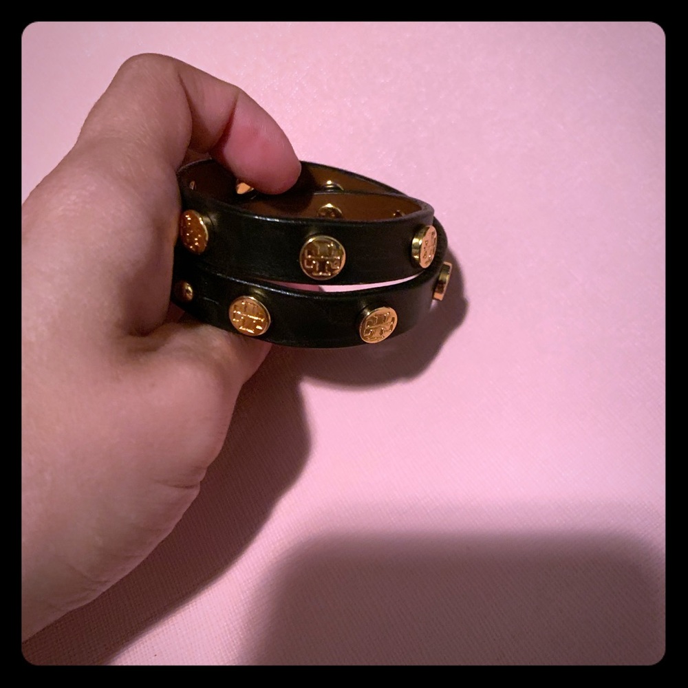 Tory Burch leather wrap bracelet